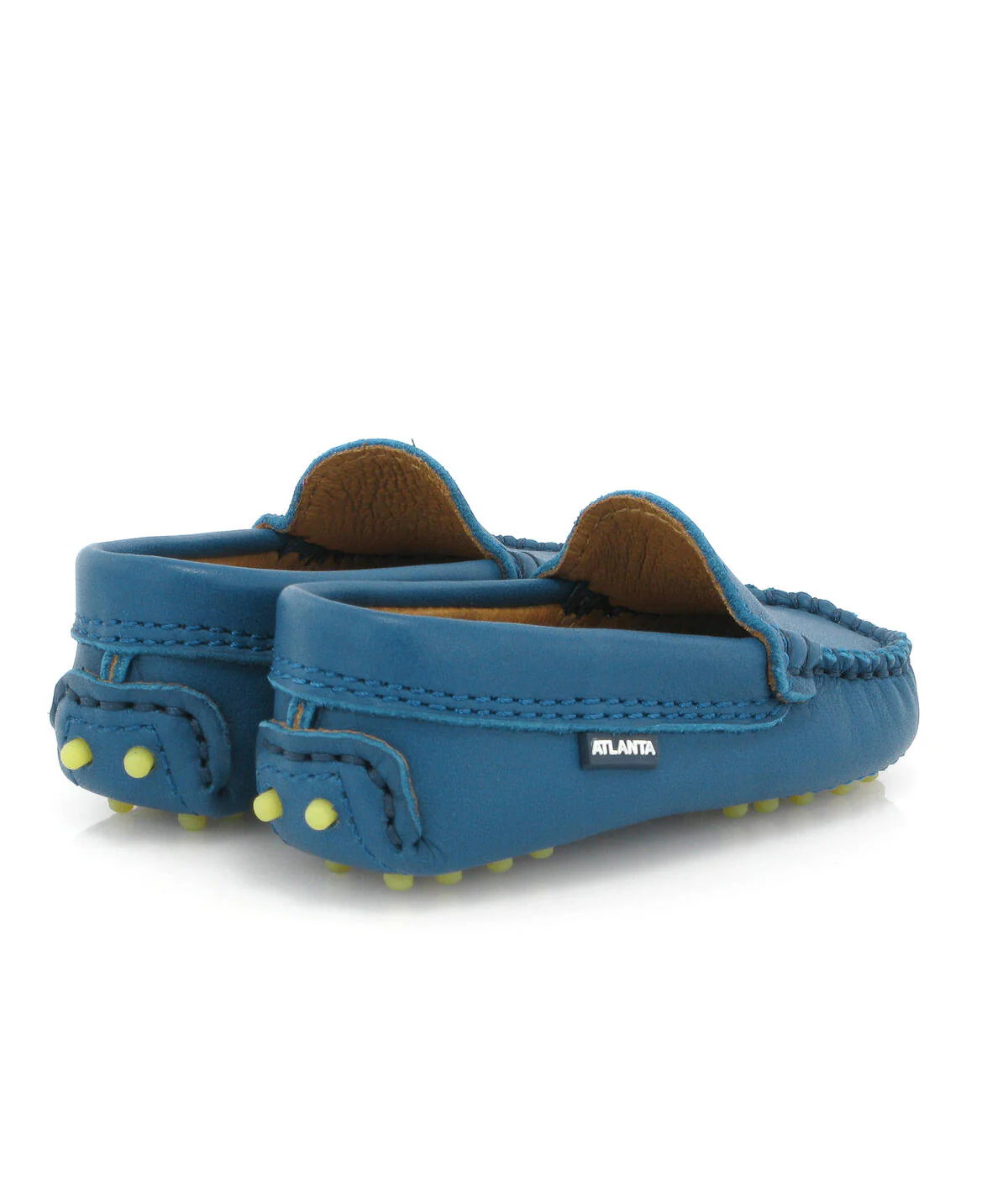 Mocs Bebé 015 - pele nappa azul petróleo - Image 4