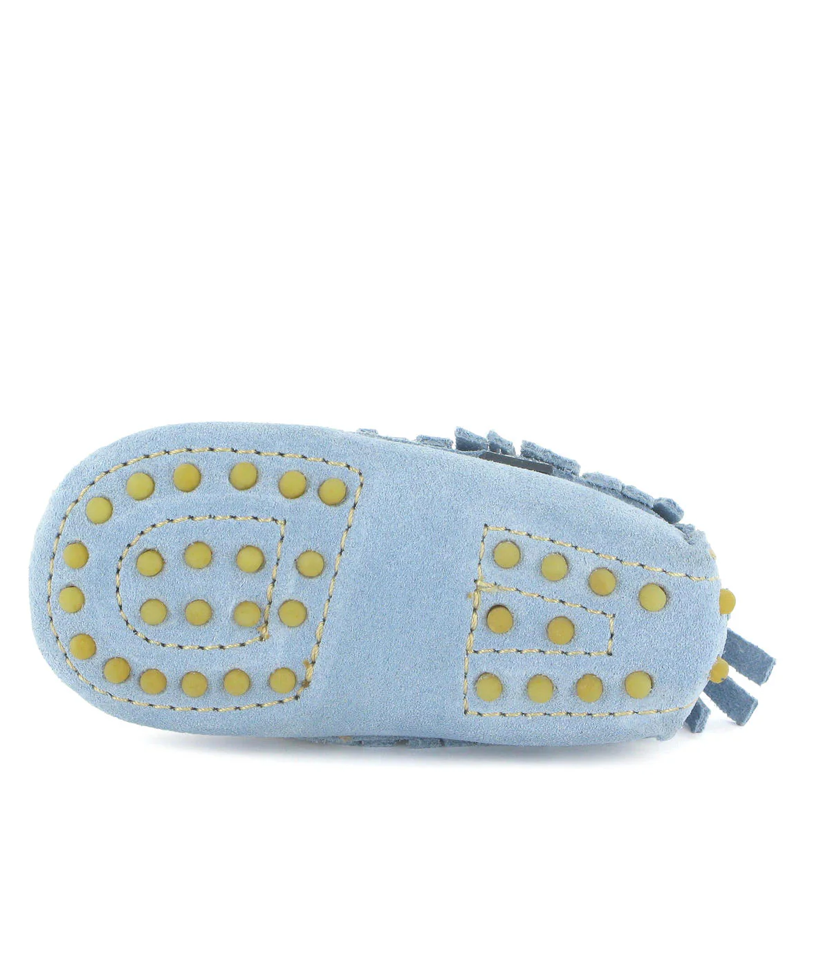 Botas Bebé com franjas - camurça azul celeste - Image 5