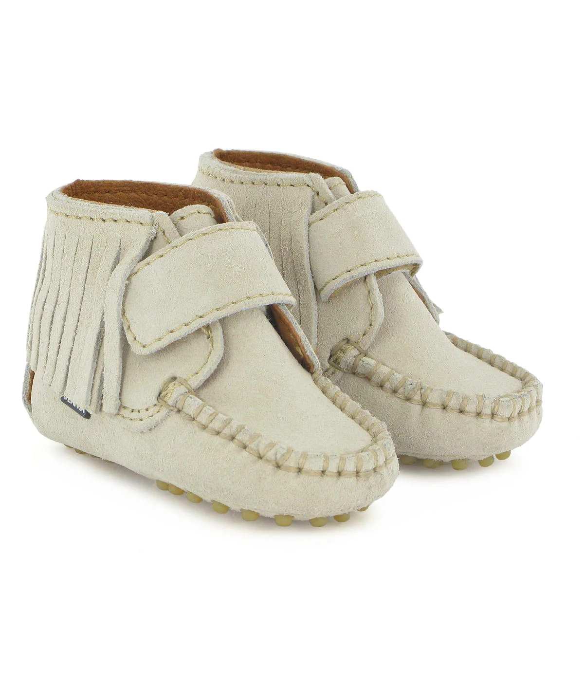 Botas Bebé com franjas - camurça cor natural - Image 3