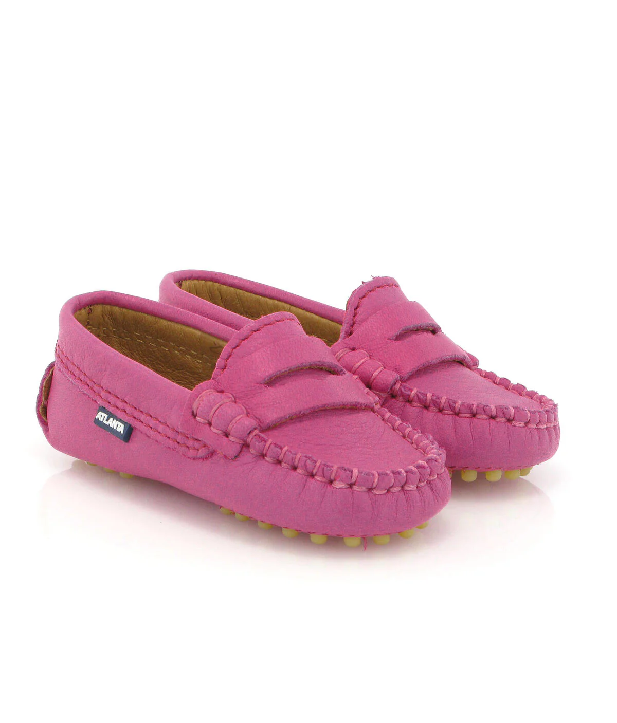 Mocs Bebé 032 - pele nappa fuchsia - Image 3