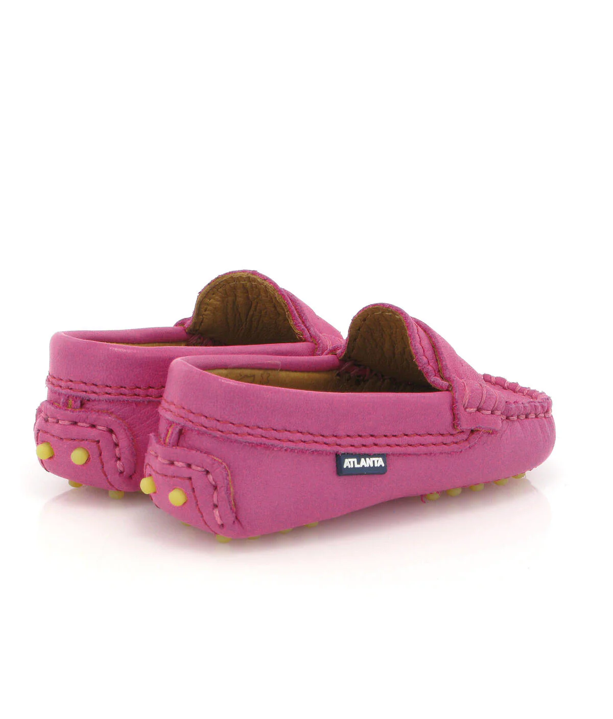 Mocs Bebé 032 - pele nappa fuchsia - Image 4