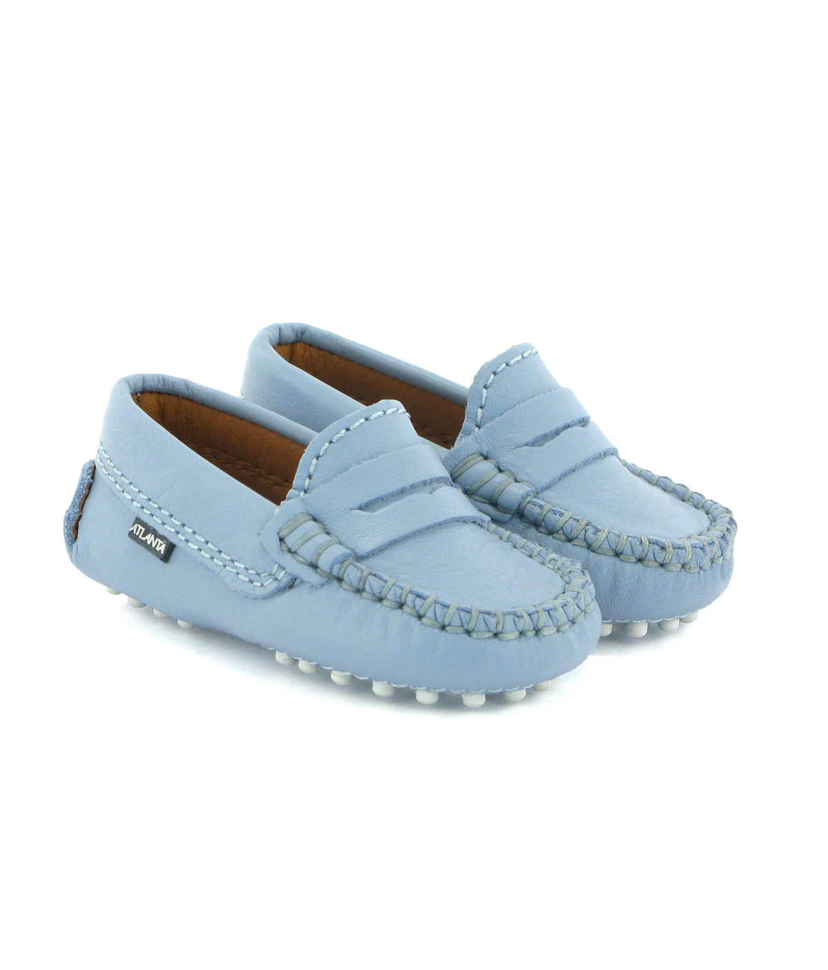 Mocs Bebé 032 - pele azul celeste - Image 3