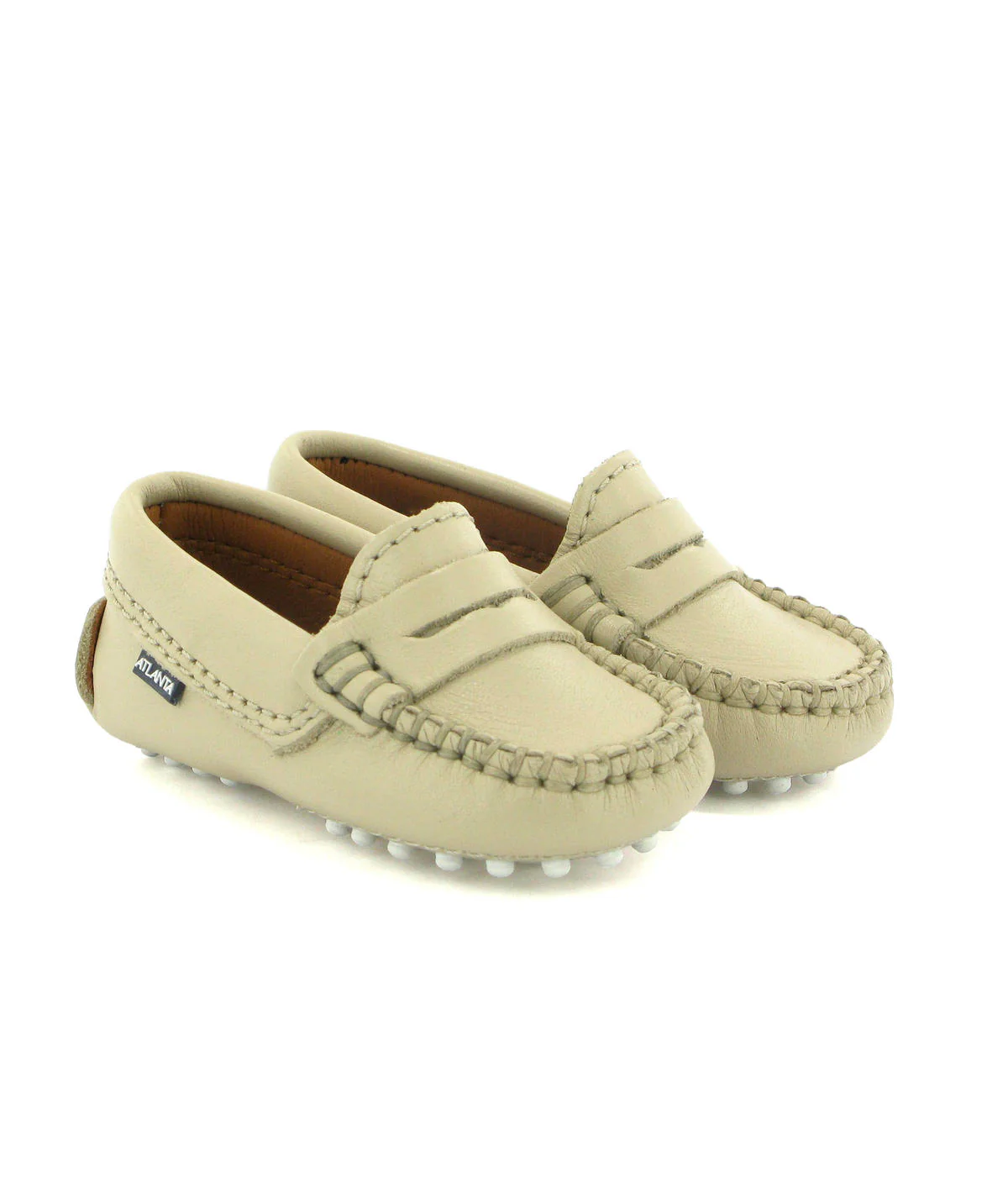 Mocs Bebé 032 - pele cor areia - Image 3