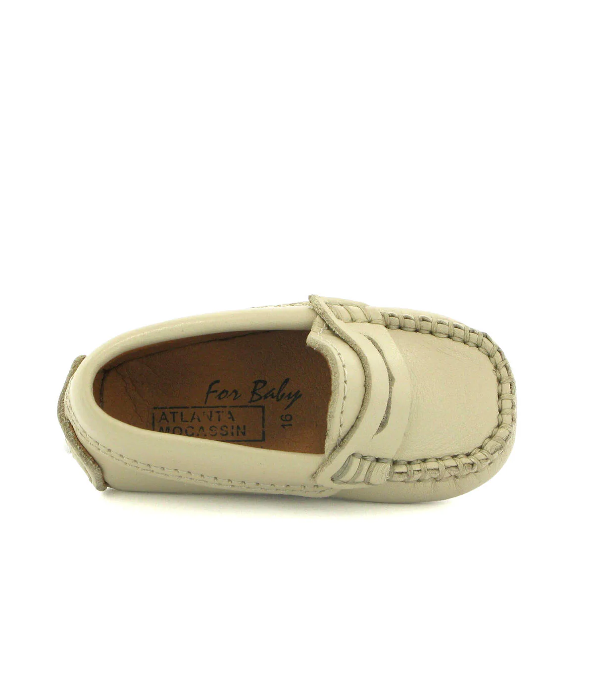 Mocs Bebé 032 - pele cor areia - Image 5