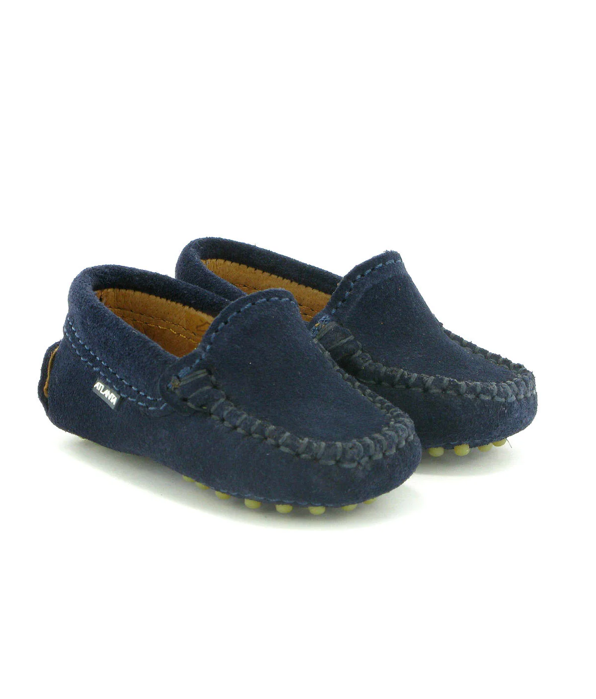 Mocs Bebé 015 - camurça azul escura - Image 3
