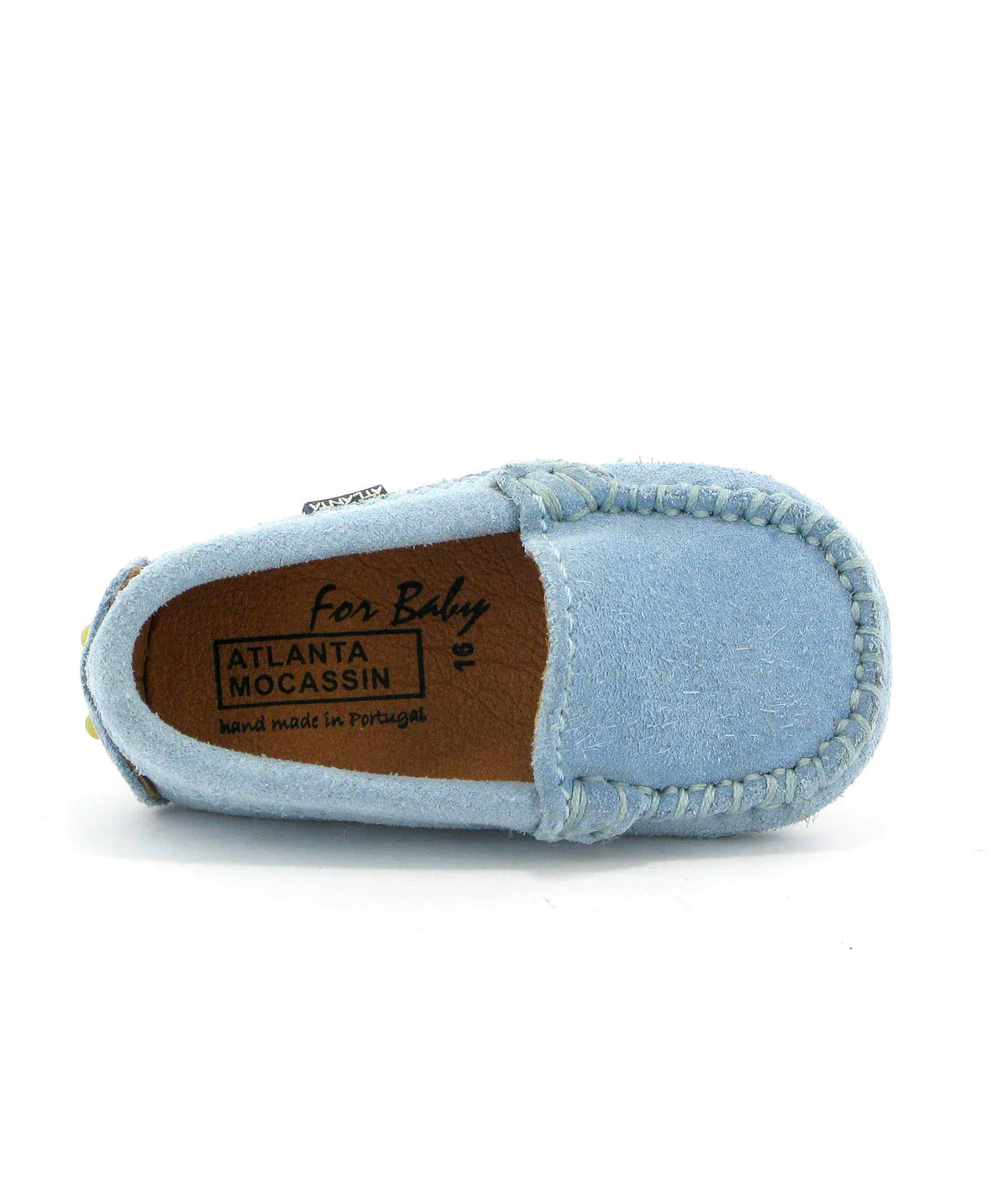 Mocs Bebé 015 - camurça azul celeste - Image 5
