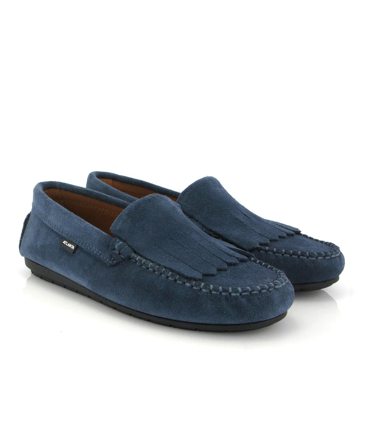 Walkers com Pala - de Franjas Camurça Azul Navy  - Image 3