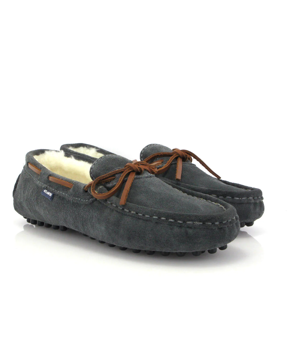 Pantufas Hazel - camurça cinza - Image 3