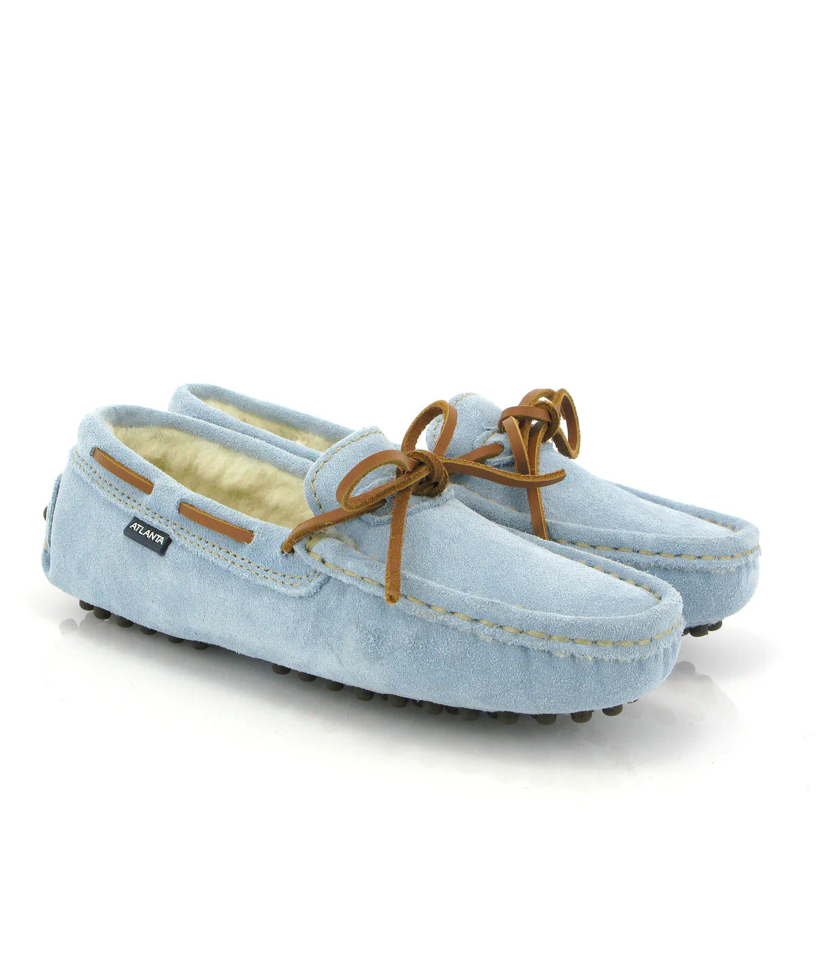 Pantufas Hazel - camurça azul celeste - Image 3