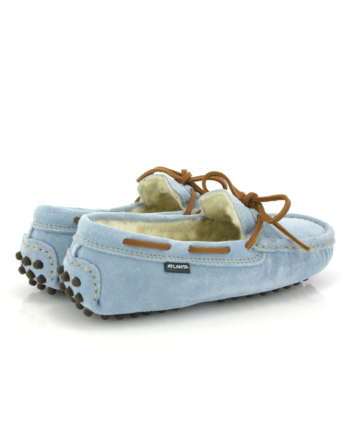 Pantufas Hazel - camurça azul celeste - Image 4
