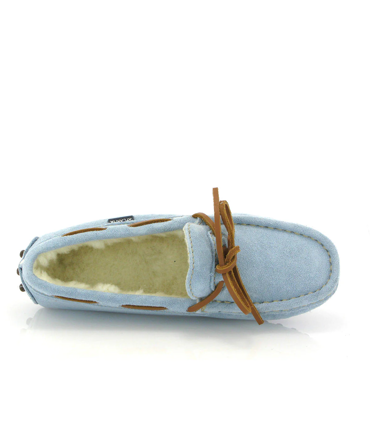 Pantufas Hazel - camurça azul celeste - Image 5
