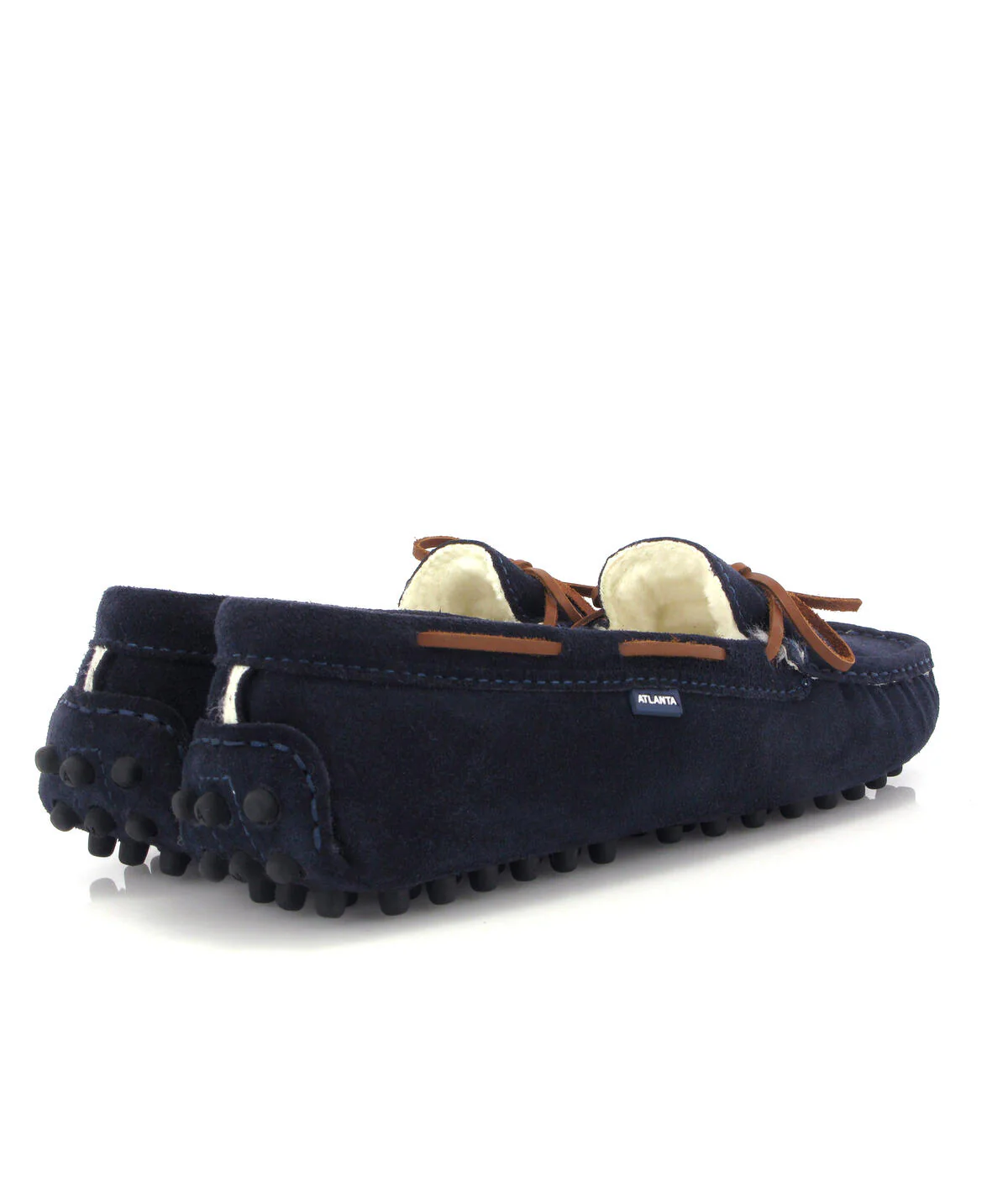 Pantufas Hazel - camurça azul escura - Image 4