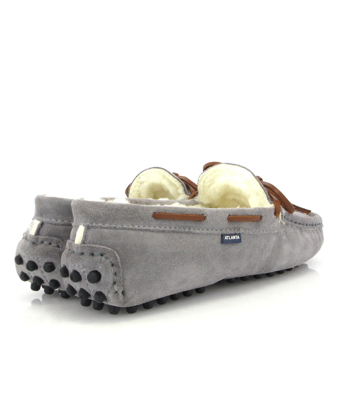 Pantufas Hazel - camurça cinza clara - Image 4