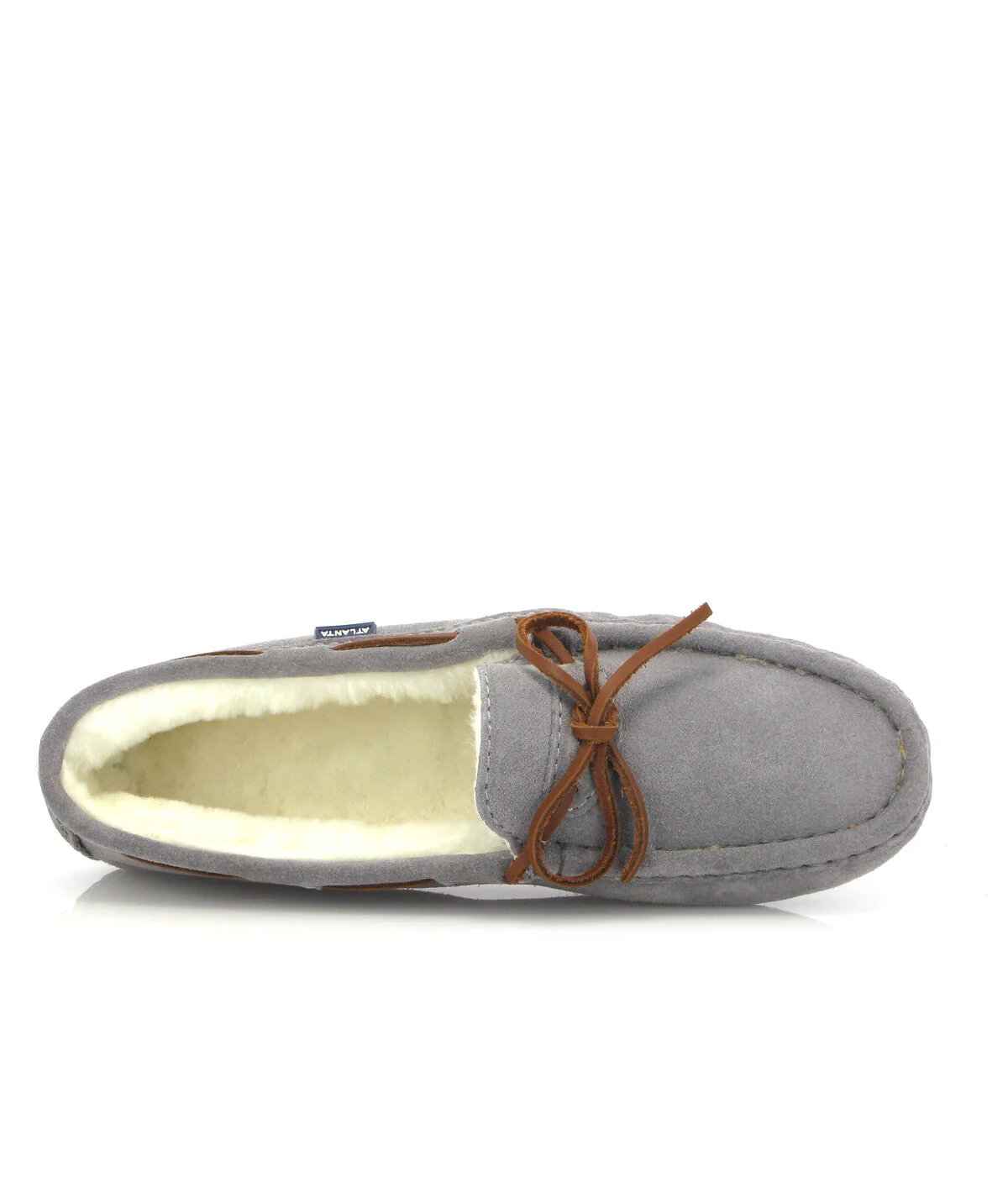 Pantufas Hazel - camurça cinza clara - Image 5