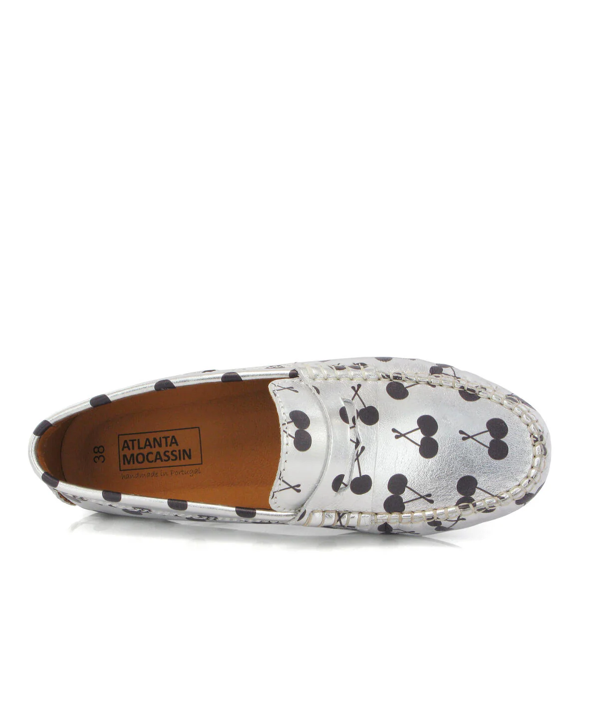 Walkers 032 - Pele Estampada Prateada Cerejas - Image 6